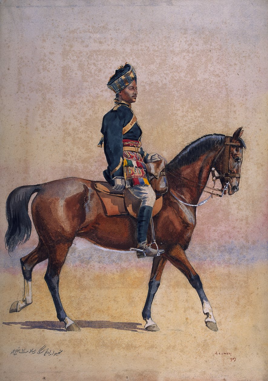 12. Süvari Askeri, Jemadar, Dogra, Binbaşı G.F. MacMunn, 1911, 1909