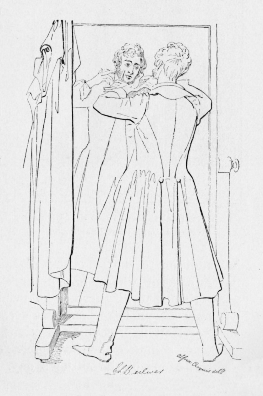 Edward Bulwer, Lord Lytton, c1835, 1904 by Alfred Crowquill