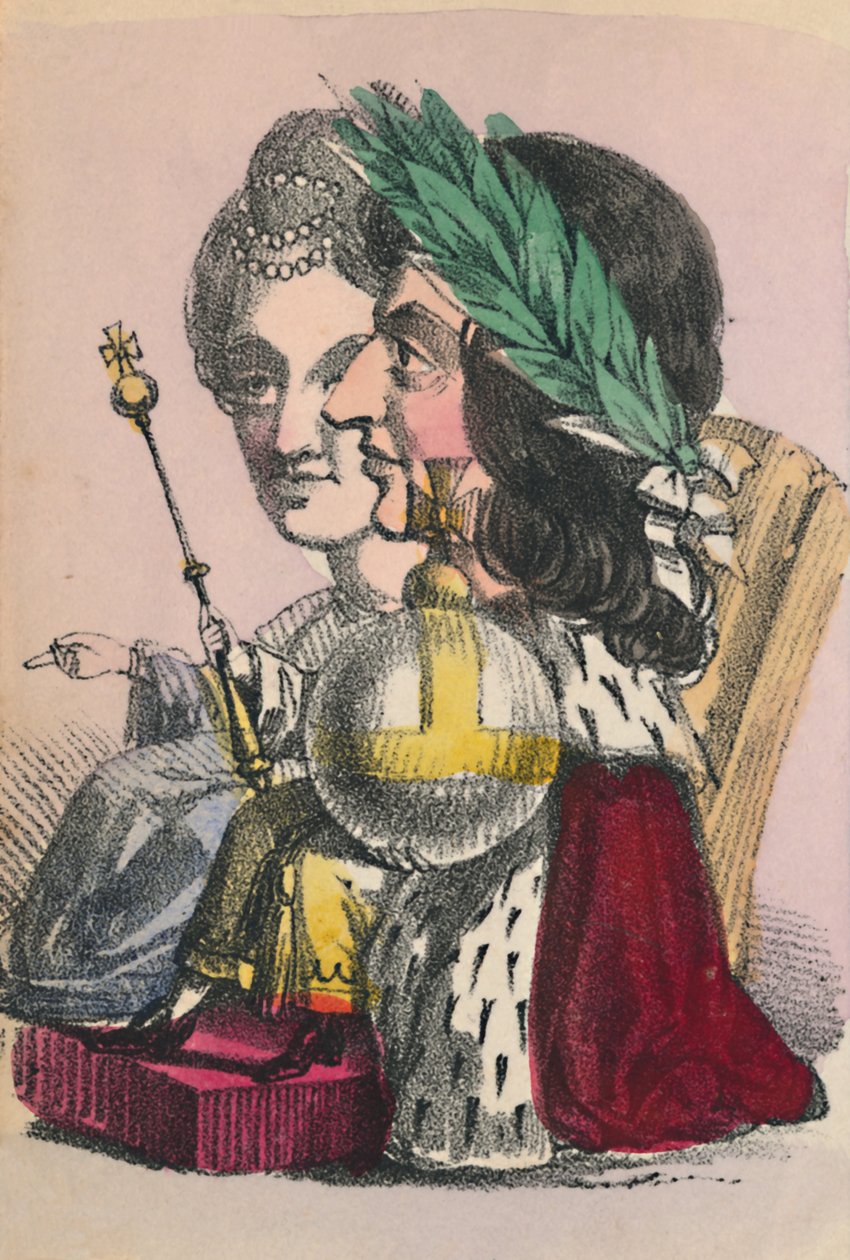 William ve Mary, 1856 by Alfred Crowquill