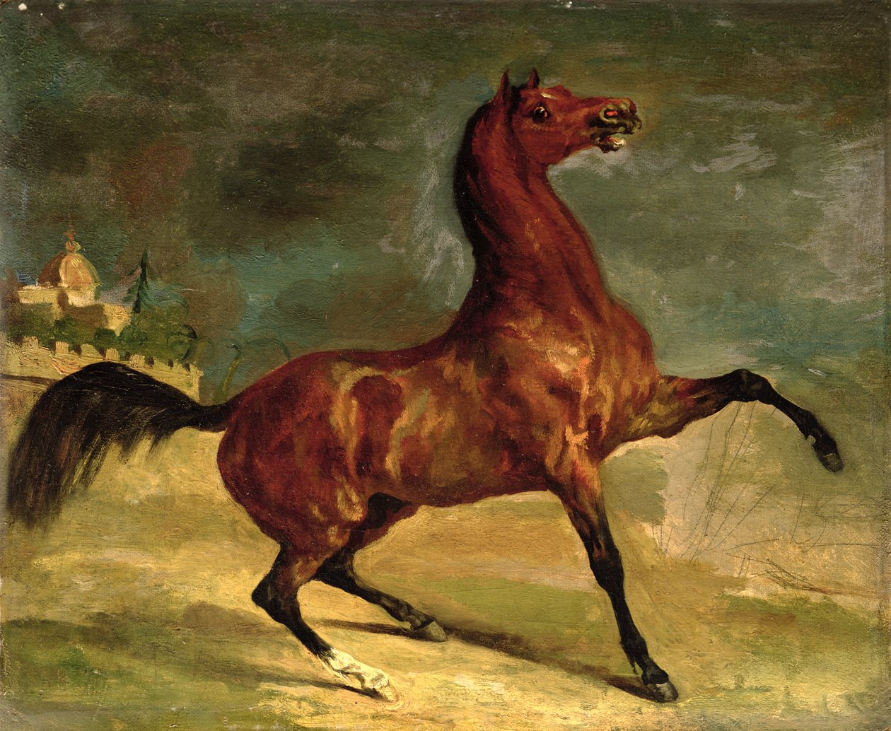 Manzarada Bir At by Alfred Dedreux