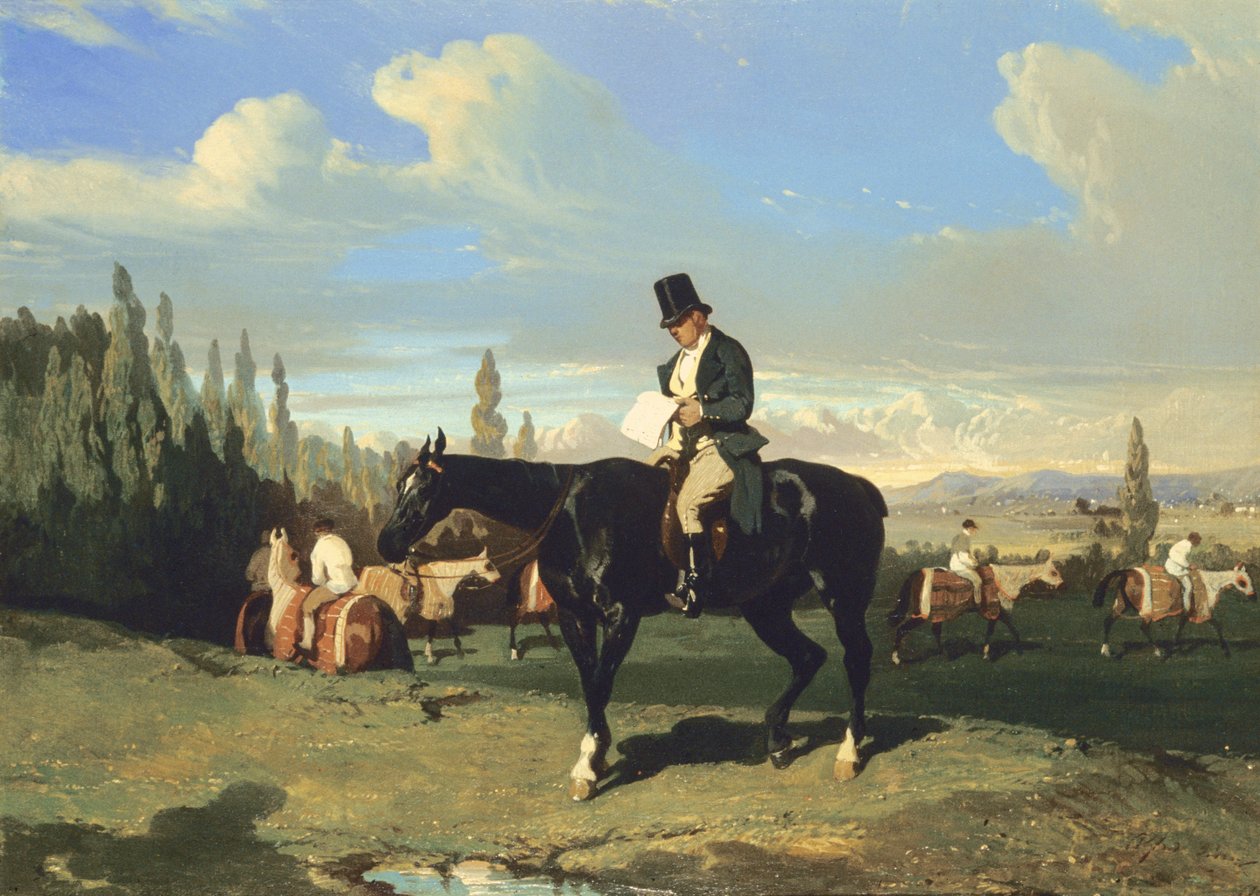 Eğitmen (tuval üzerine yağlı boya) by Alfred Dedreux
