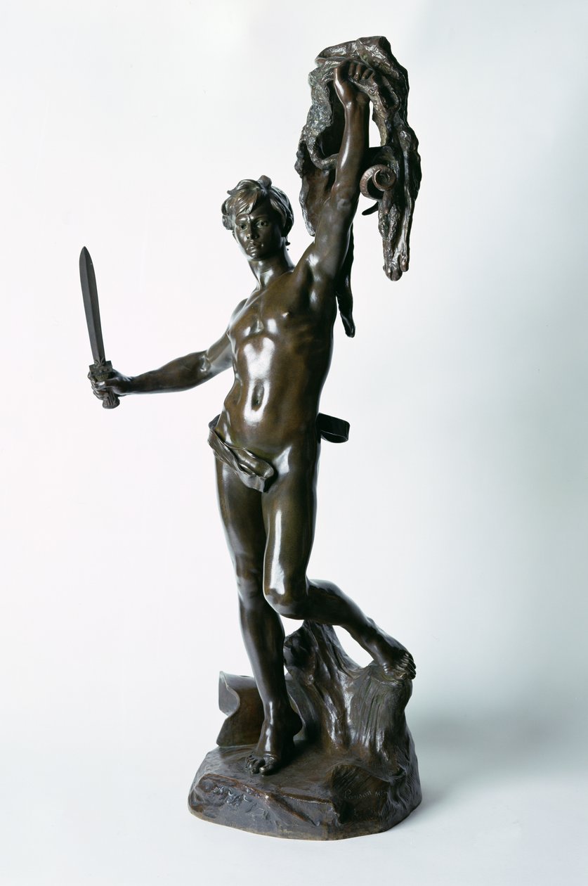 Jason ve Altın Post, c.1884 (bronz) by Alfred Desire Lanson