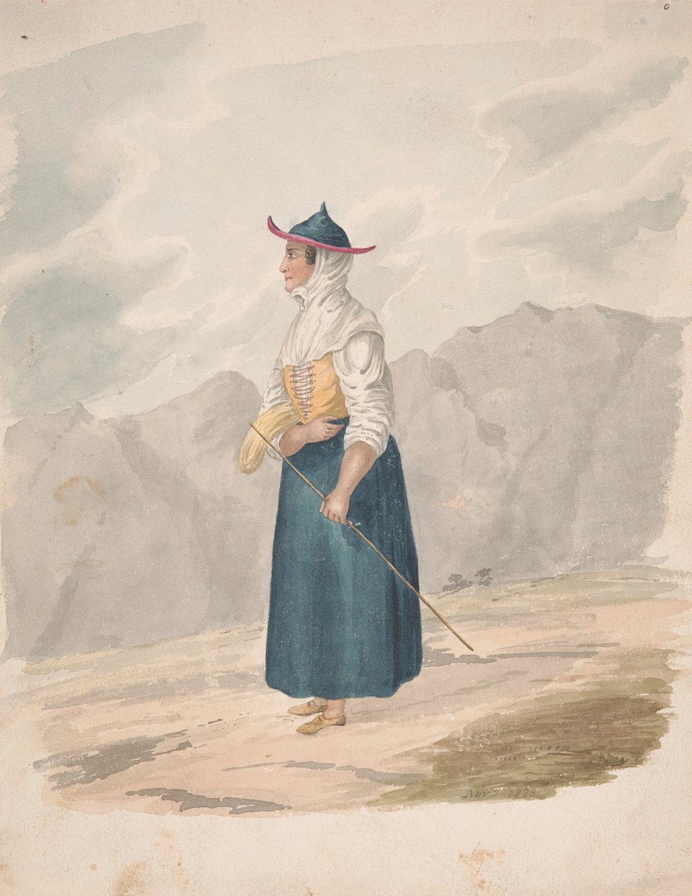 Personelli Köylü Kadın, La Palma by Alfred Diston