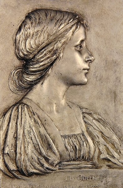 My Queen Pure (bronz) by Alfred Drury
