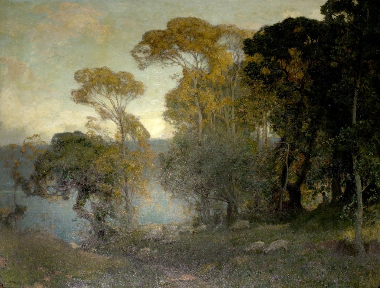 Çoban Yürüyüşü, Windermere, Cumbria by Alfred East