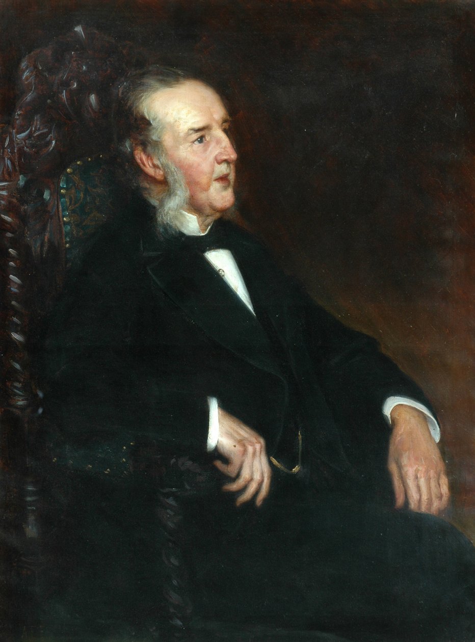 Abraham Greenwood Eastwood (tuval üzerine yağlı boya) by Alfred Edward (attr.to) Emslie