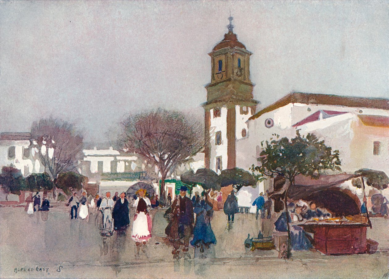 Katedral Kilisesi, Algeciras, c1910 by Alfred East