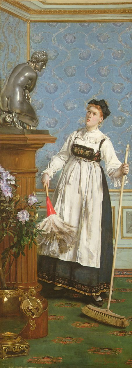 Hevesli Bir Uzman by Alfred Emile Stevens