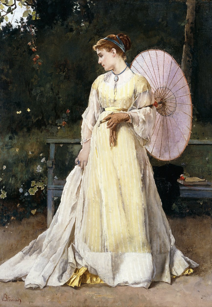 Ülkede by Alfred Emile Stevens