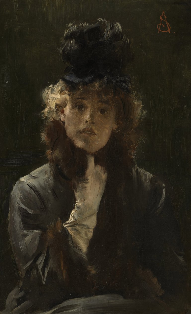 Paris Sfenksi, 1880 dolayları by Alfred Emile Stevens