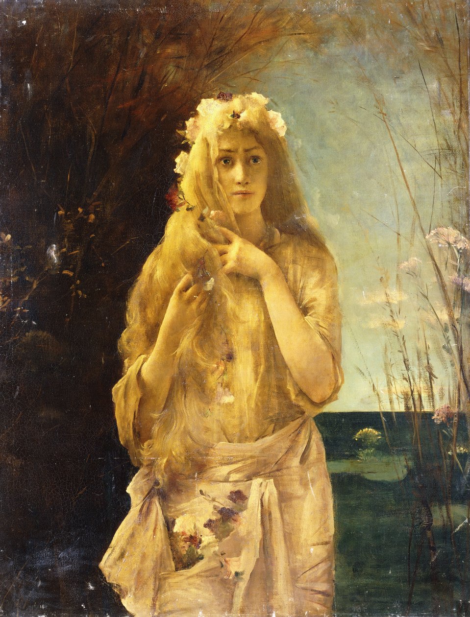 Ofelia, by Alfred Emile Stevens