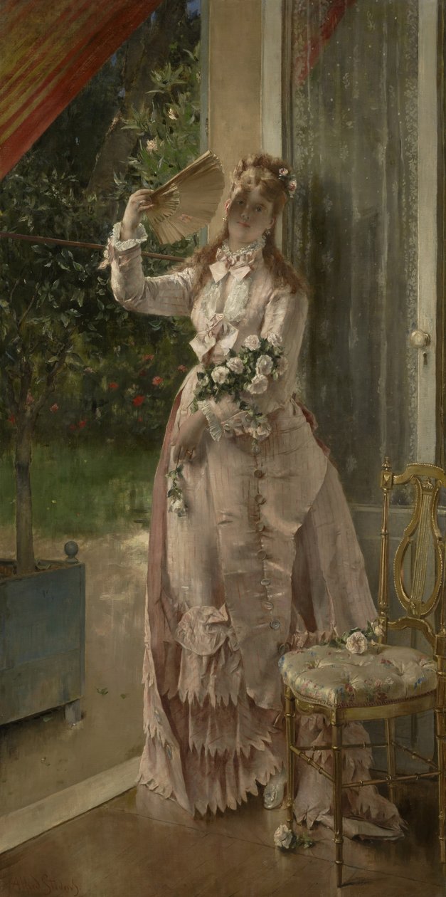 Yaz, 1877 by Alfred Emile Stevens
