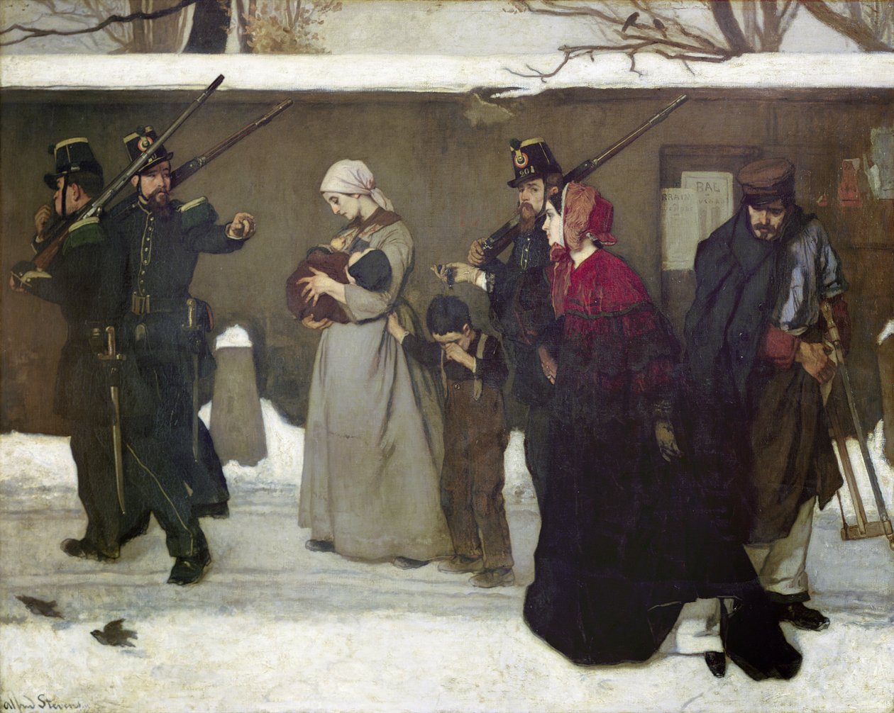 Serserilik veya Vincennes Avcıları, 1854 by Alfred Emile Stevens