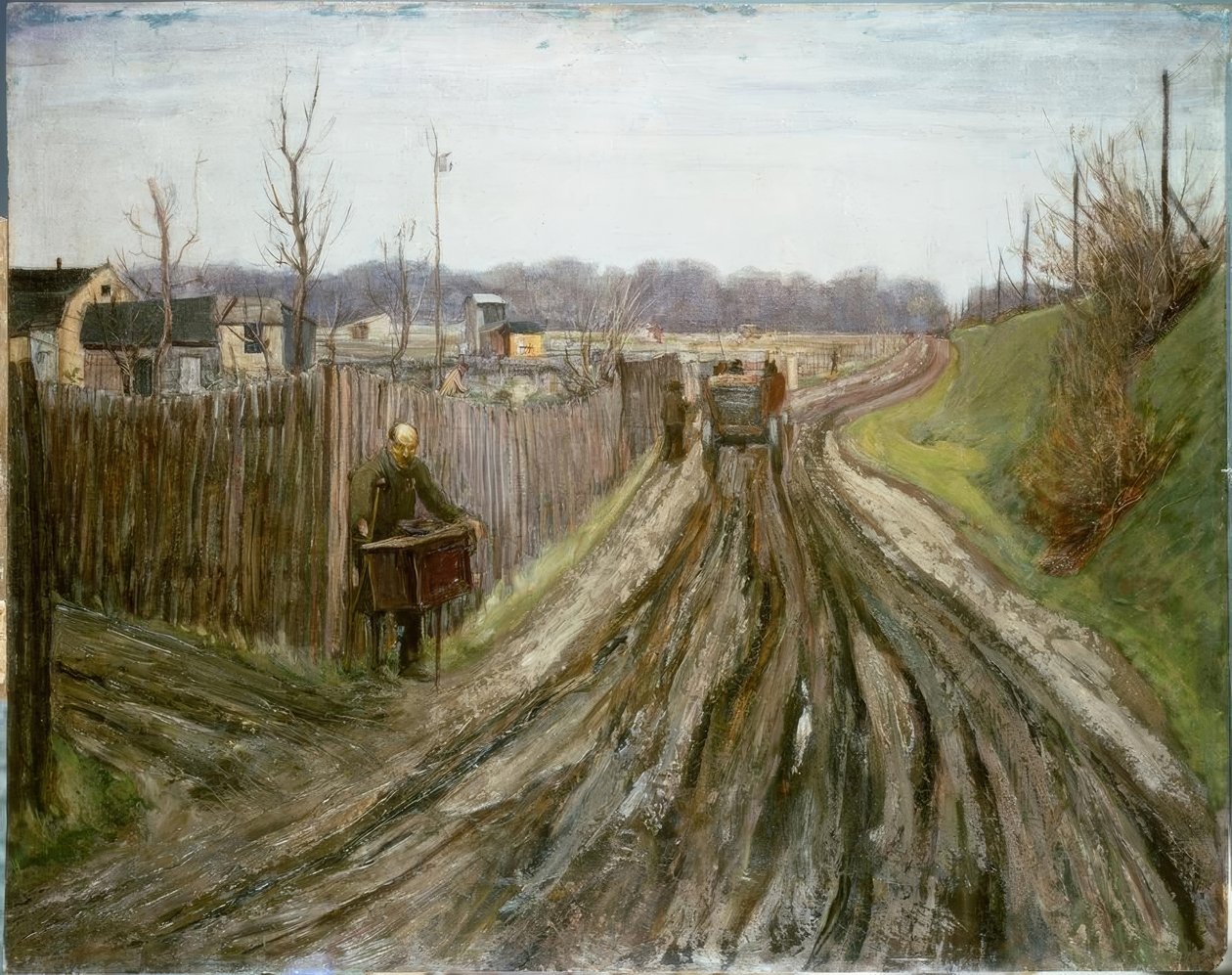 Leierkastenmann by Alfred Frank