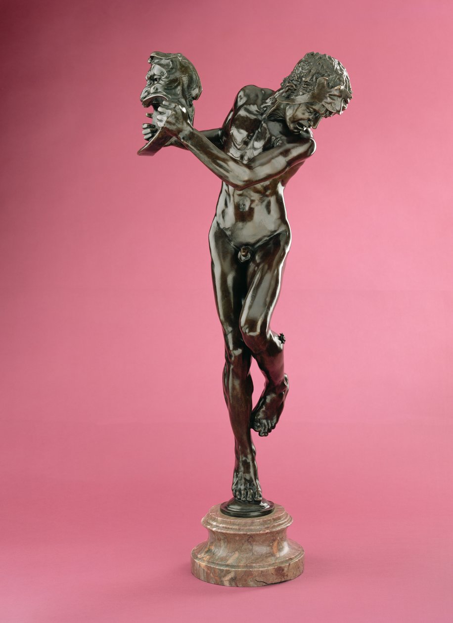Komedi ve Trajedi, "Sic Vita", model 1891-92, döküm c.1902-05 by Alfred Gilbert