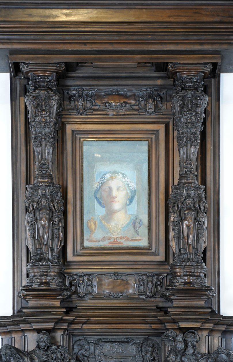 Sam Wilson Bacasının Detayı, c.1908-14 (bronz) by Alfred Gilbert