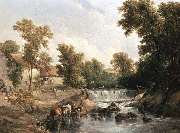Manzara by Alfred Gomersal Vickers