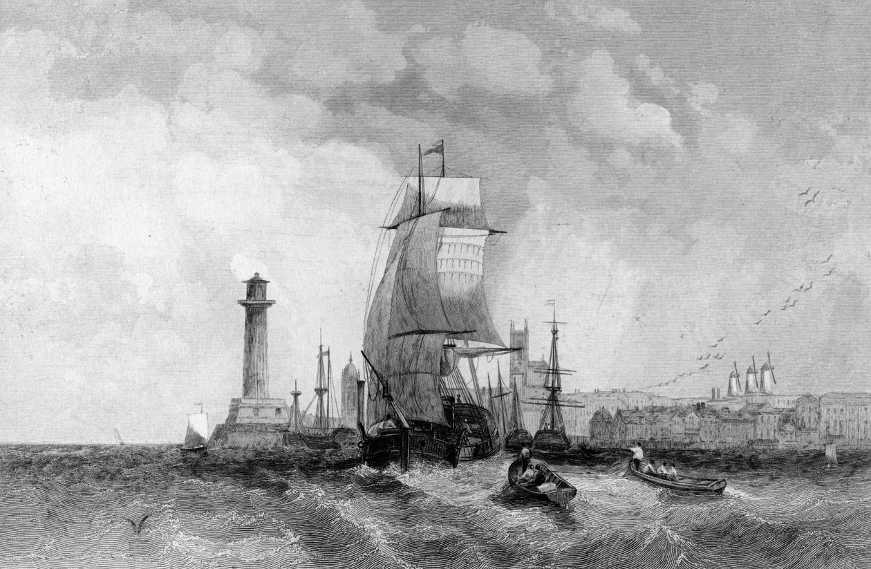 Margate, Kent, Henry Wallis tarafından kazınmış, 1830 dolayları by Alfred Gomersal Vickers