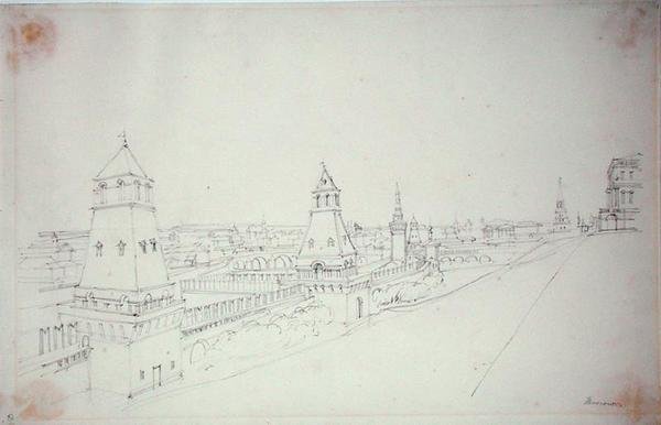 Moskova, 1827 by Alfred Gomersal Vickers