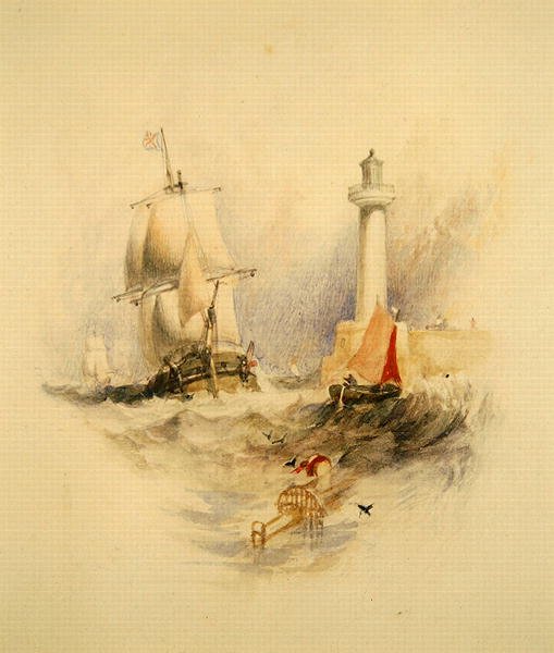 Ramsgate Limanı (suluboya) by Alfred Gomersal Vickers