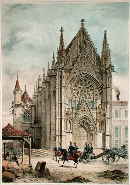 Chateau de Vincennes Şapeli by Alfred Guesdon