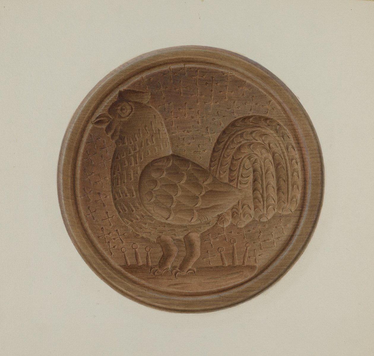 Pa. Alman Tereyağı Kalıbı by Alfred H. Smith