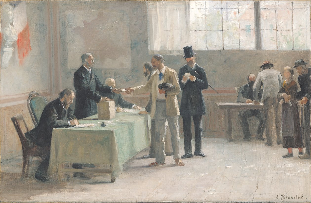 Evrensel Franchise, 1888 by Alfred Henri Bramtot