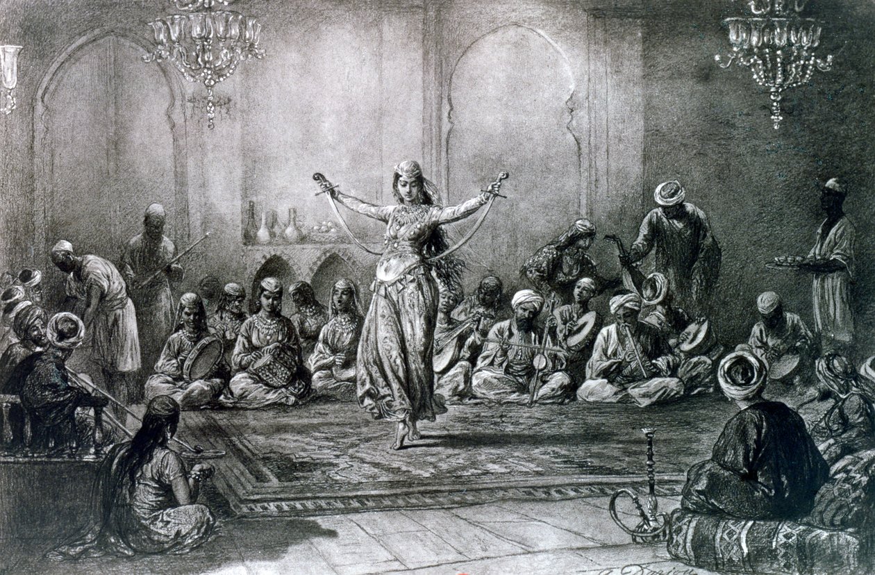 Kılıç Dansı, 1872 by Alfred Henri Darjou