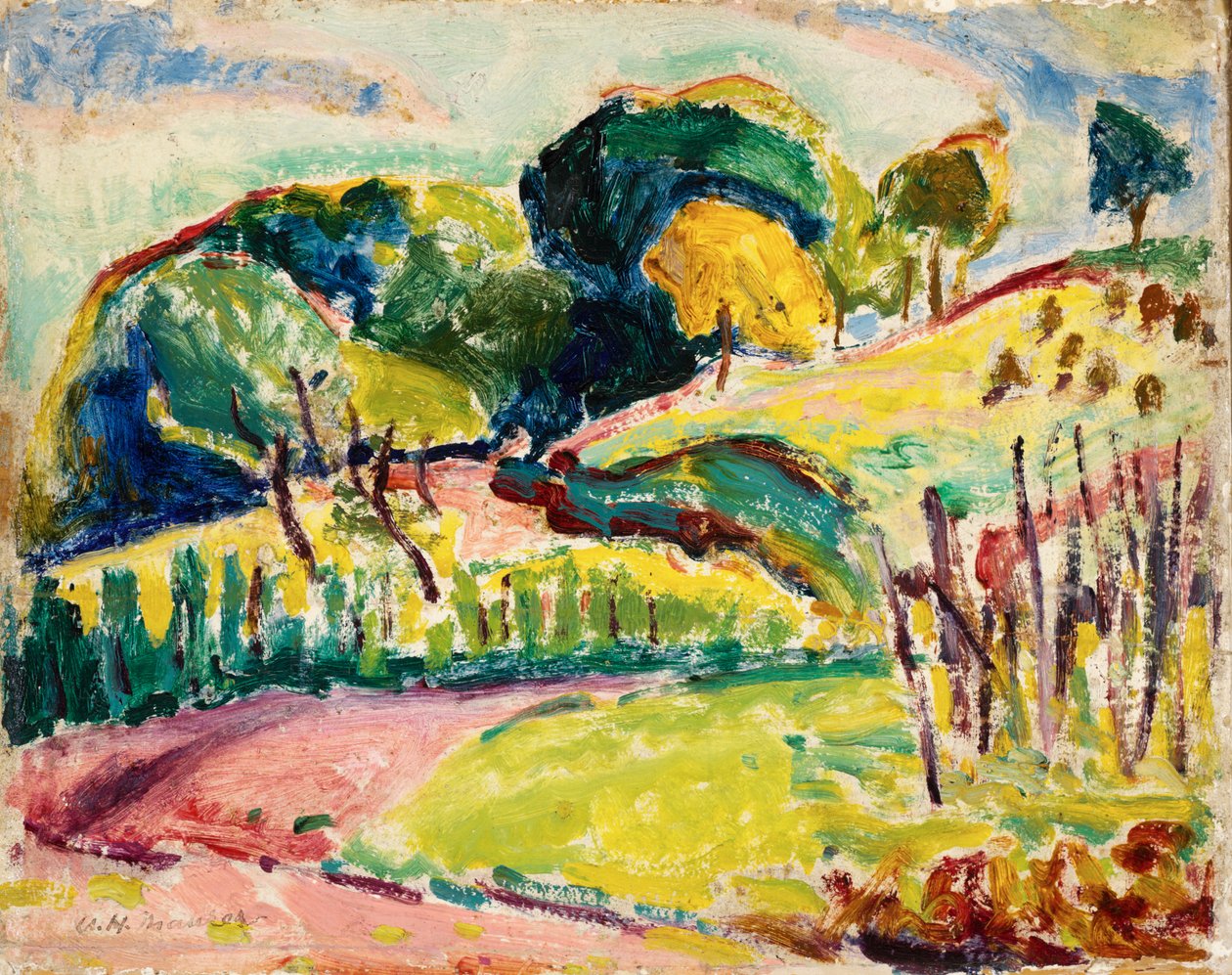 tepeler by Alfred Henry Maurer