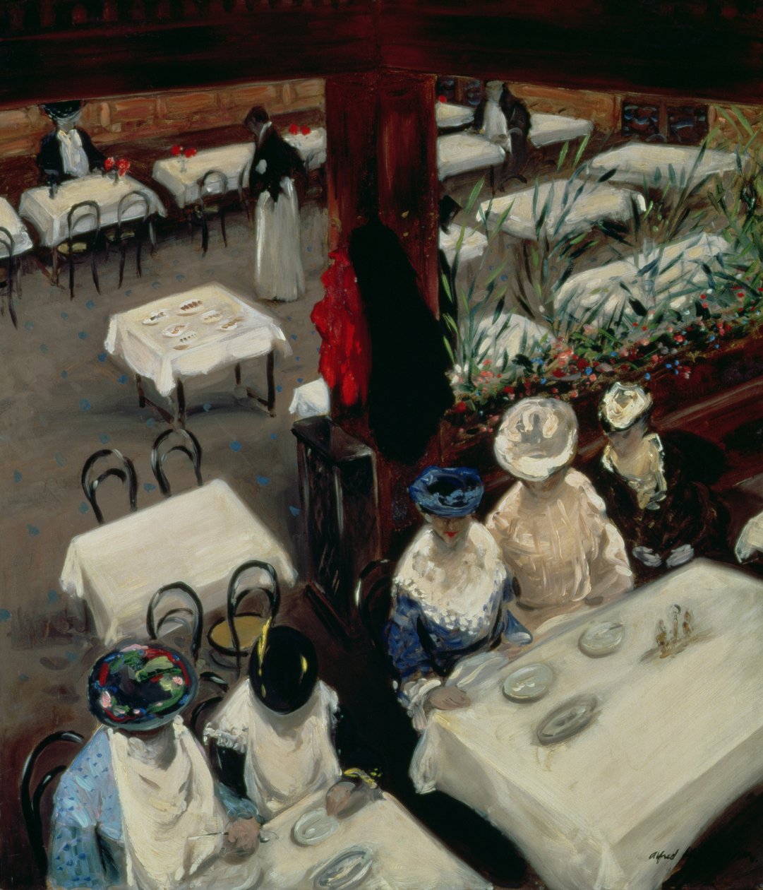 Bir Kafede, 1905 by Alfred Henry Maurer