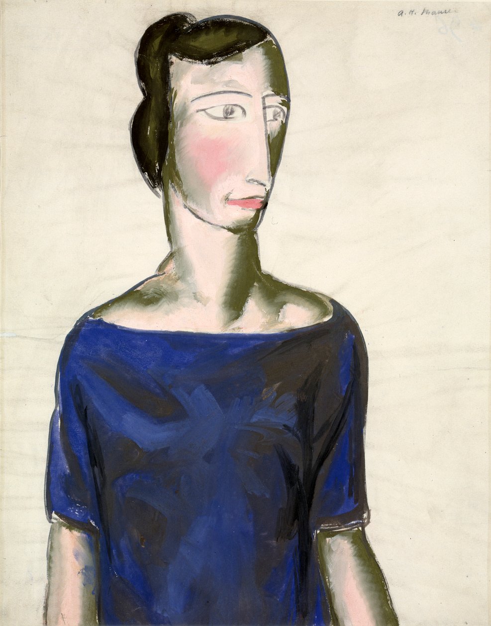 Bir Kızın Portresi, 1923. by Alfred Henry Maurer