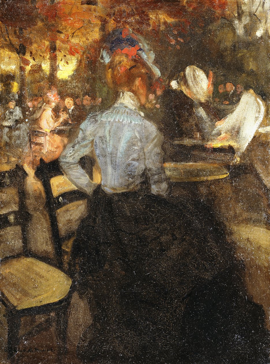 Kafe, 1900 civarı by Alfred Henry Maurer