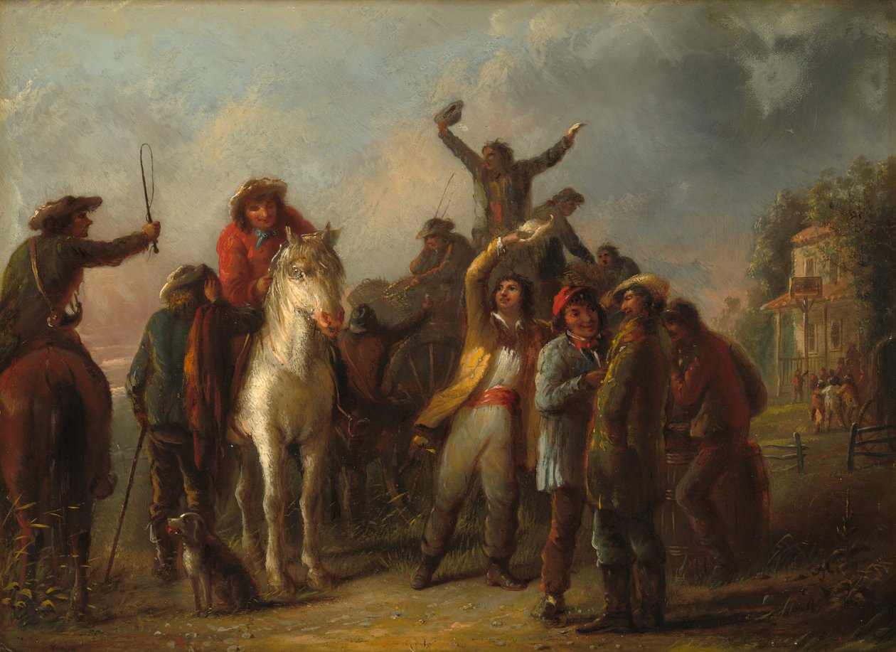 Seçim Sahnesi, Catonsville, Baltimore County by Alfred Jacob Miller