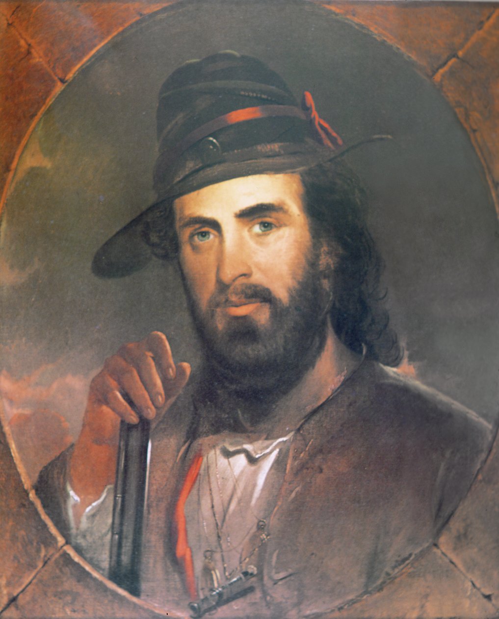 Joseph R. Walker (1798-1876) (tuval üzerine yağlı boya) by Alfred Jacob Miller