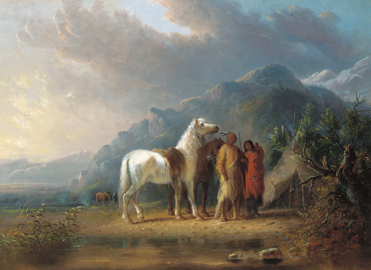 Siyu Kampı by Alfred Jacob Miller