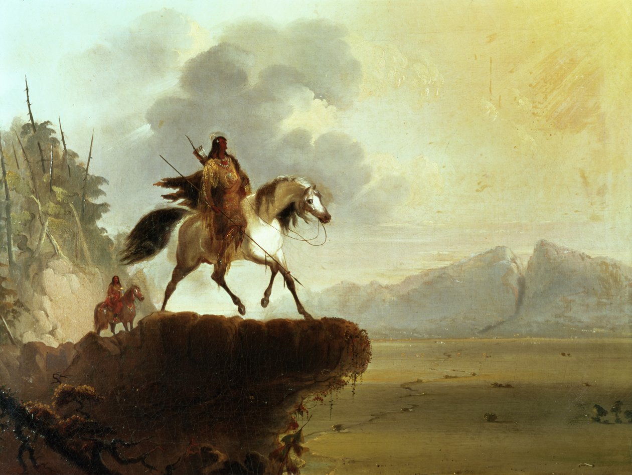 Yılan Kızılderilileri by Alfred Jacob Miller