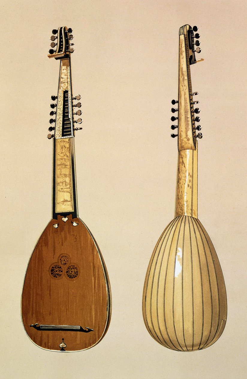 Theorbo, Giovanni Krebar, Padua, 1629, 