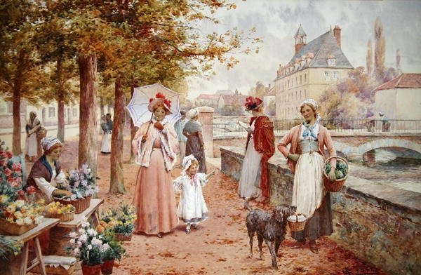 Çiçek Satıcısı by Alfred Jr. Glendening