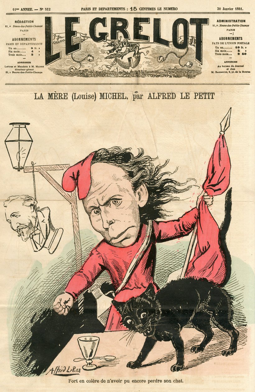 “Le Grelot” Kapağı, Renklerle Hiciv by Alfred Le Petit