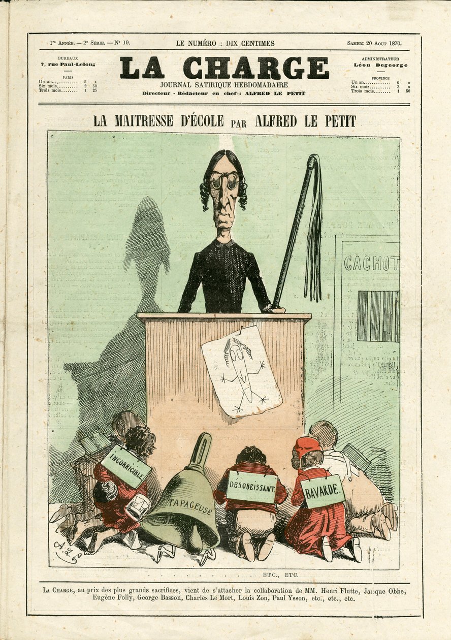 La Charge (1870), sayı 19, Renkli Hiciv by Alfred Le Petit
