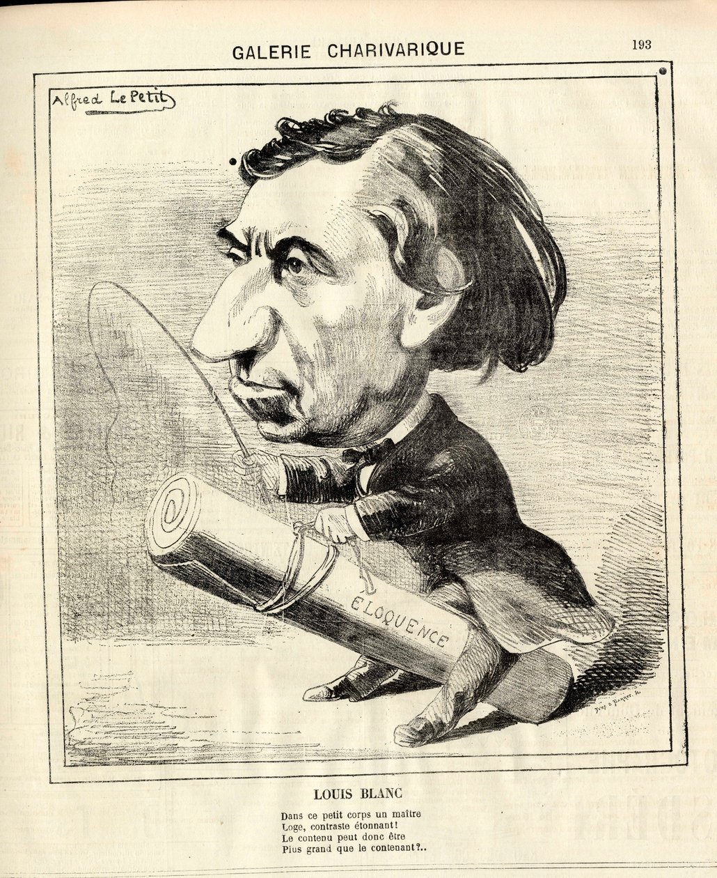 Le Charivari, Siyah Beyaz Hiciv by Alfred Le Petit