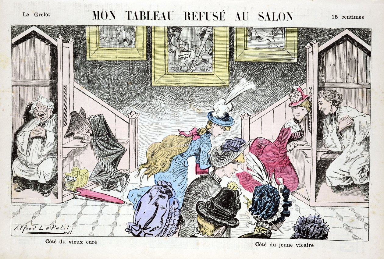 Le Grelot, sayı 735, Hiciv ve Renkler by Alfred Le Petit