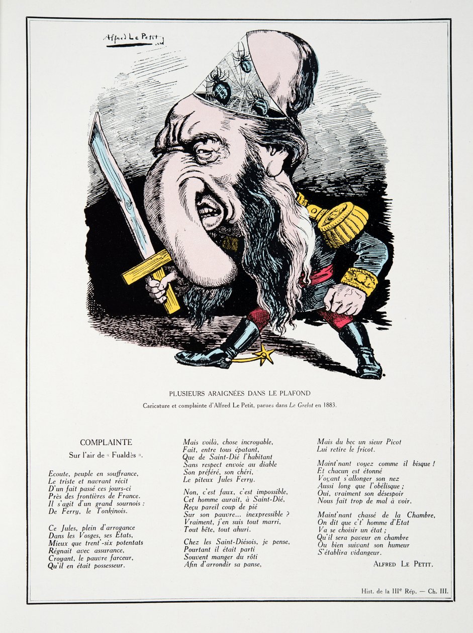 Tavandaki Birkaç Örümcek, Üçüncü Cumhuriyet Tarihinden, Cilt. I, Siyasi Tarih, yayın 1933 by Alfred Le Petit
