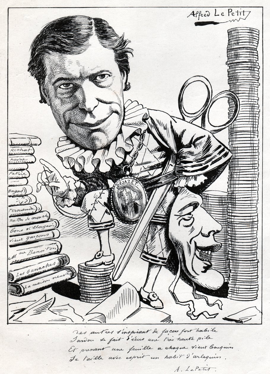 Victorien Sardou. by Alfred Le Petit