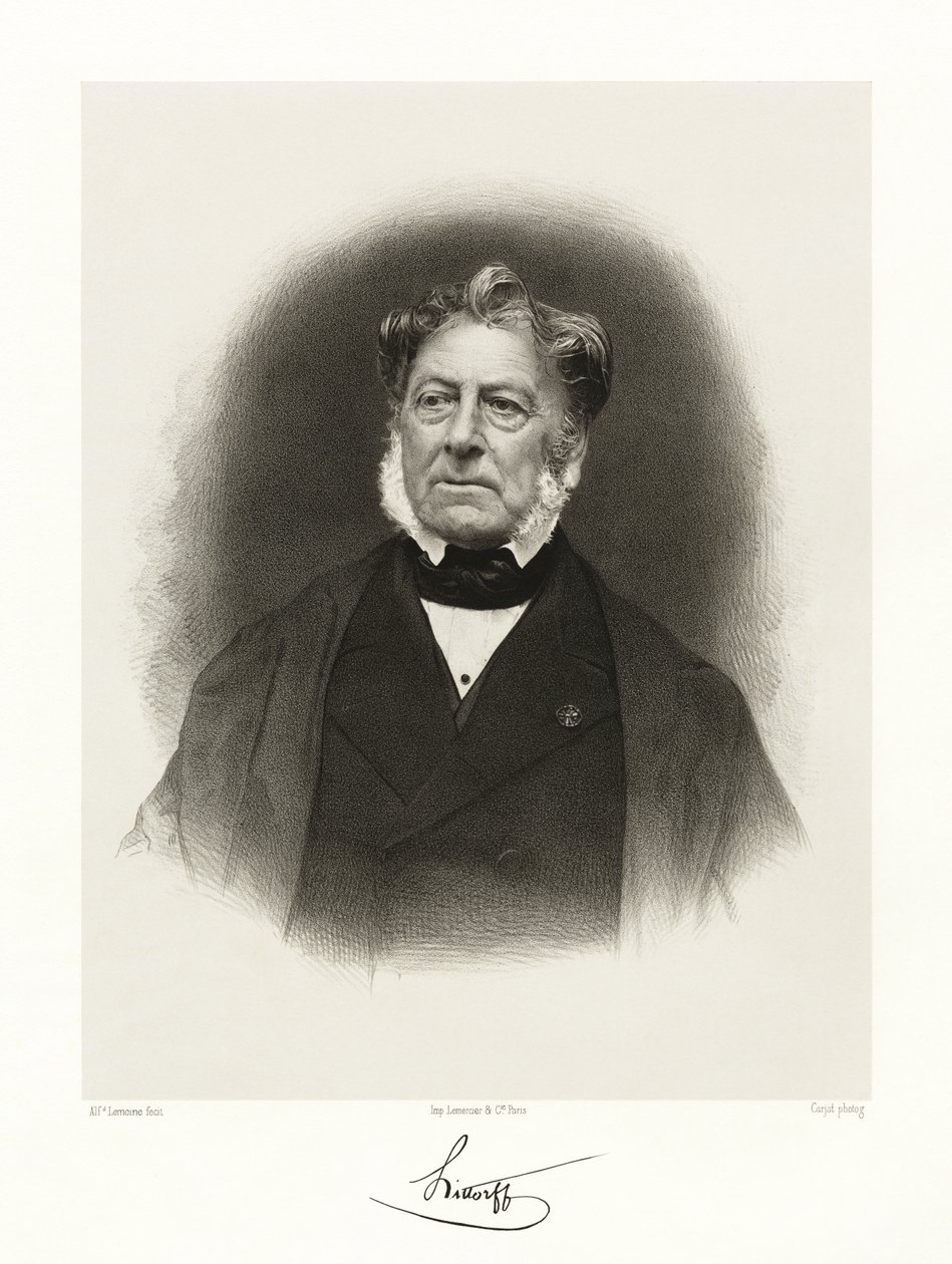 Jakob Ignaz Hittorf, 1865-66 by Alfred Lemoine