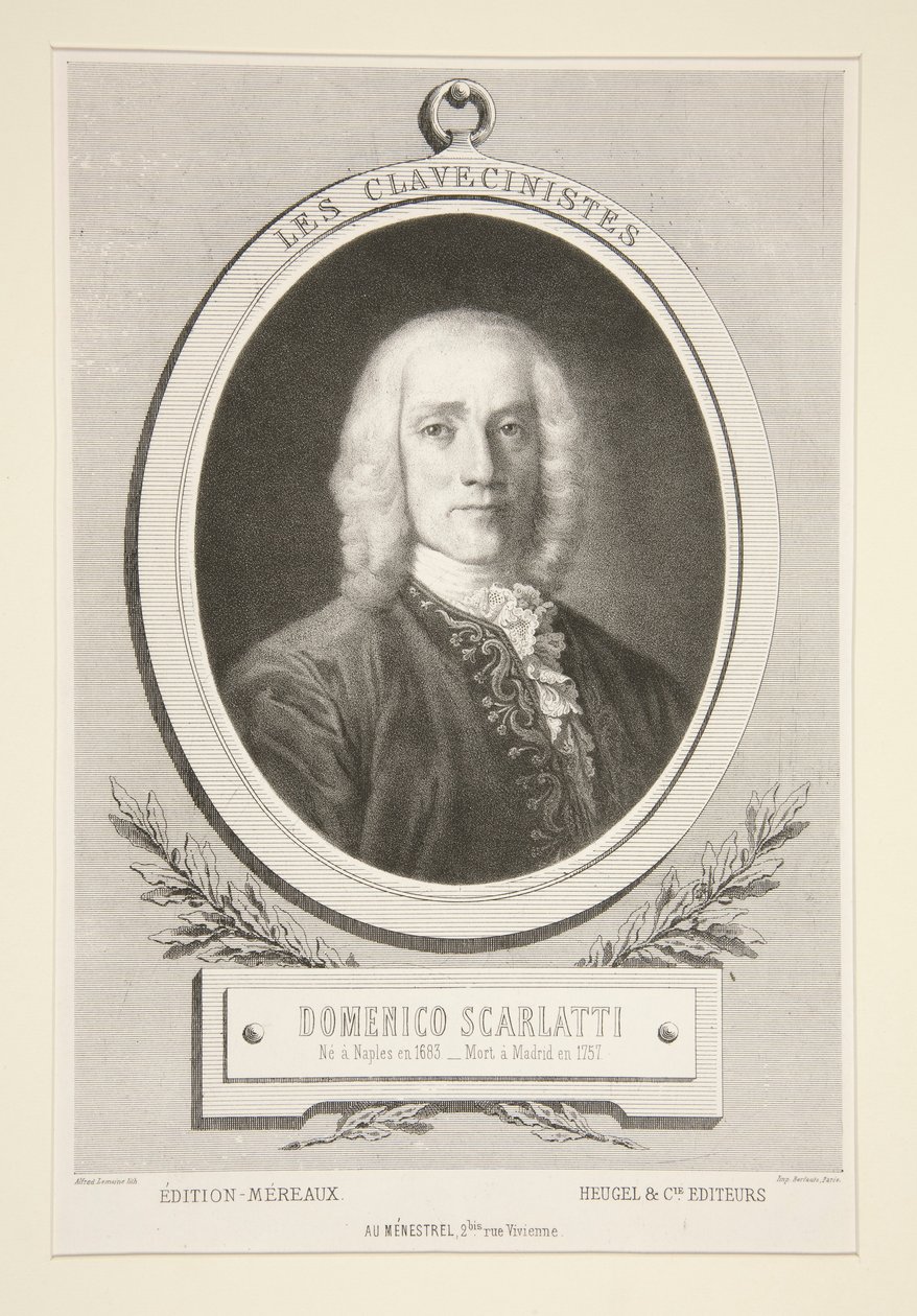 Klavikordistler: Domenico Scarlatti by Alfred Lemoine