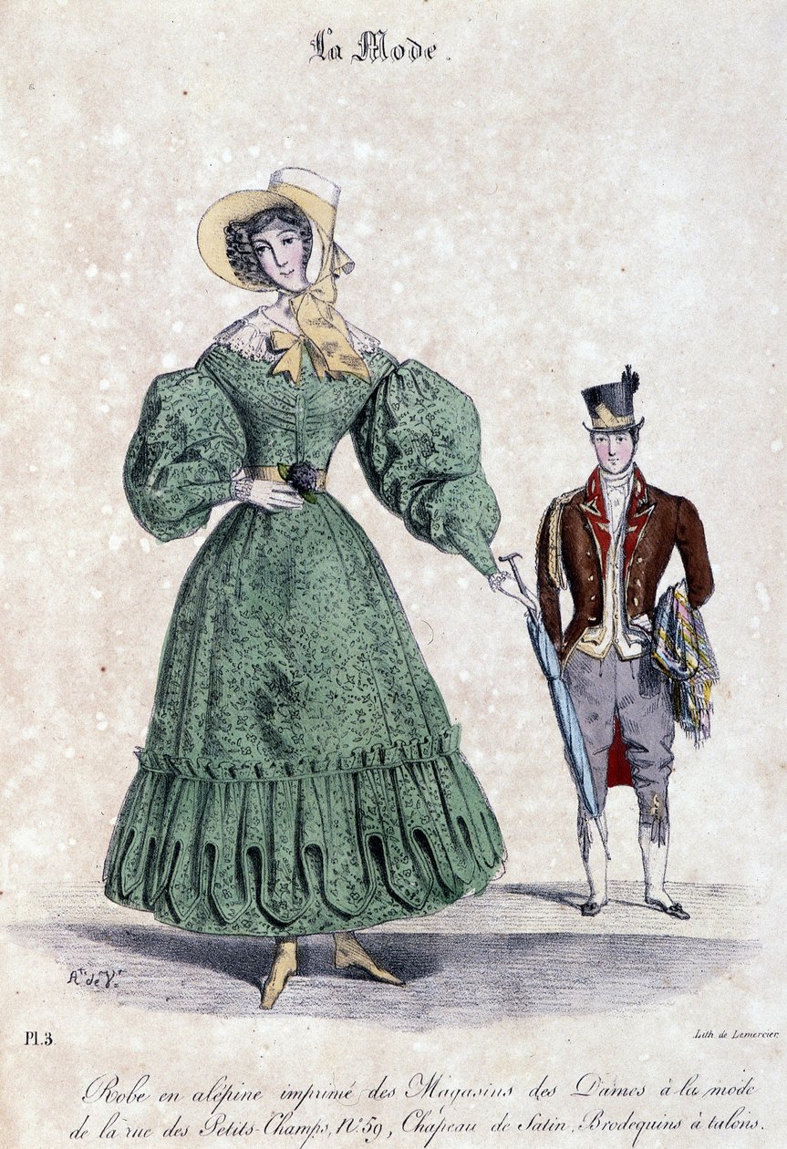 Kadınsı ve erkeksi moda by Alfred Leon Lemercier