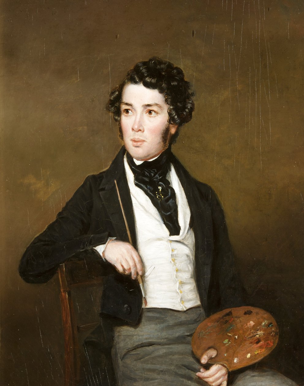 Bilinmeyen Bir Adamın Portresi by Alfred Newland Smith