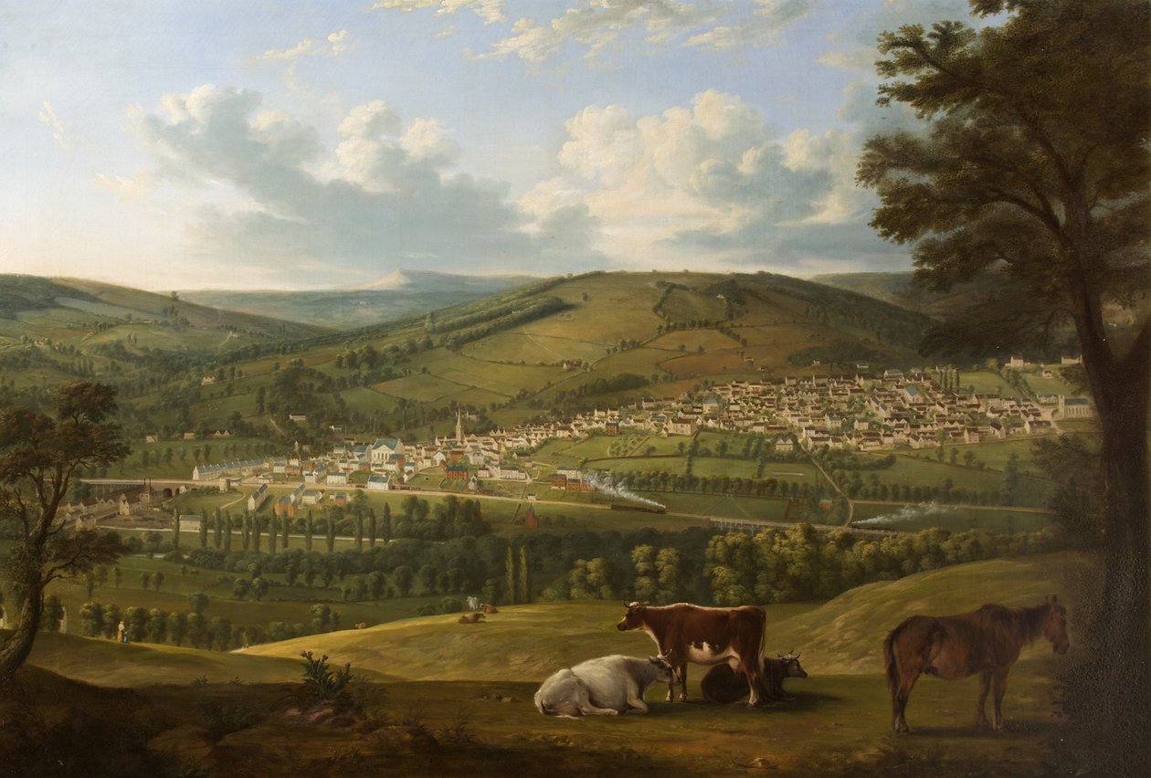 Rodborough Fort, Gloucestershire yakınından Stroud by Alfred Newland Smith