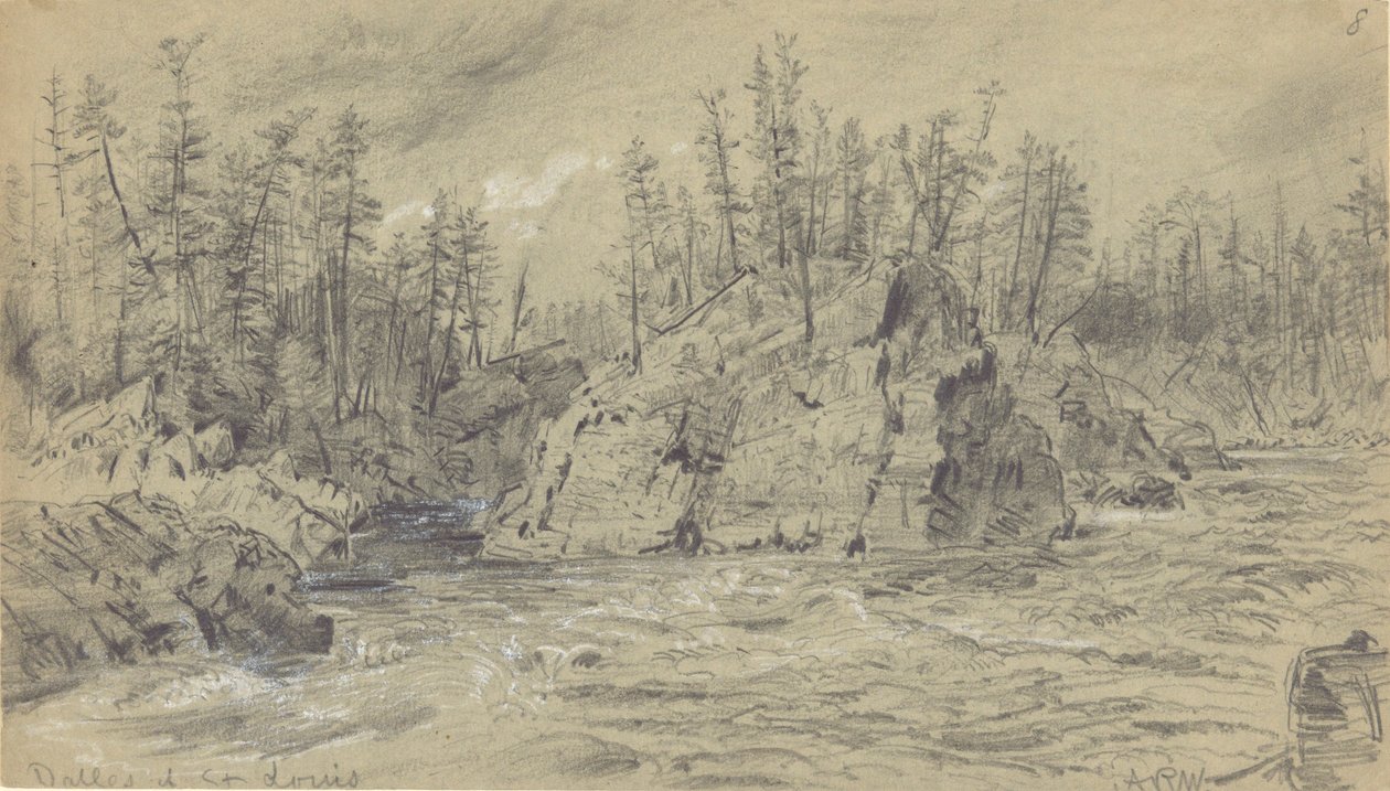 Louis Dalles by Alfred R. Waud